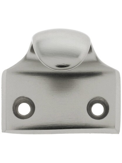 Heavy Duty Cast Brass Sash Lift in Satin Nickel.